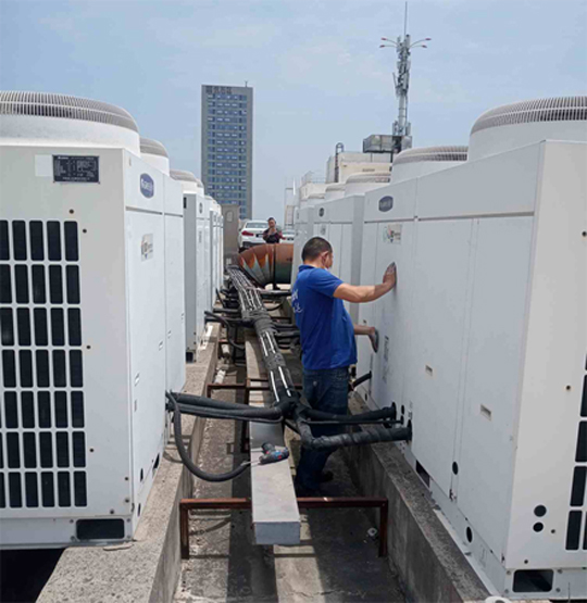 八宿中央空调制热和不制冷系统维修方法